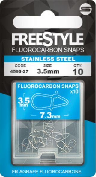 Spro Freestyle Stainless Steel Fluorocarbon Snaps - 